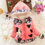 Vestes d'hiver Minnie Mickey pour filles | Vêtements pour bébés, manteaux à capuche pour enfants, vêtements d'extérieur chauds pour bébés garçons