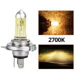 VooVoo Ampoule halogène Voiture H4 H7 | Ampoules de Voiture halogène, 100W 2700K 4300K 6000K 12V Ampoule de moto automobile, Ampoule de Voiture