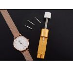 Outils de montre Kit d'outils de réparation de montre professionnelle pièces de rechange pour bracelets de montre décapant horloger outils pièces horloge gereeds 10