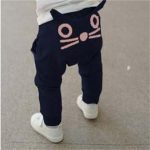 Vêtements de printemps automne pour enfants | Sarouel, pantalon en coton style hibou, à la mode, pour garçons et filles