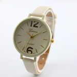 Haute qualité femmes montre décontracté dames occasionnels Faux cuir Quartz analogique montre-bracelet livraison directe Style 11
