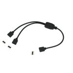 Connecteur de bande RGB 4 broches | 1 à 1 2 3 4 5, câble de séparation d'alimentation, 4pin aiguille fil de connecteur féminin pour bande RGB