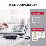 Ugreen USB Ethernet USB 3.0 2.0 à RJ45 HUB pour Xiaomi Mi Box 3/S décodeur Ethernet adaptateur carte réseau USB Lan