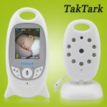 Wireless Video Baby Monitor 2.0 inch Color Security Camera 2 Way Talk NightVision IR LED Temperature Monitoring with 8 Lullaby