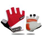 Gants antidérapants pour moto, gants de bicyclette respirants pour la moto à demi-doigt, gants de bicyclette de sport pour hommes pour femmes