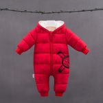 2020 salopette hiver combinaison bébé nouveau-né Plus velours snowsuit vêtements de neige manteau garçon chaud barboteuse bas coton fille vêtements body