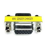 MINI adaptateur de changeur de sexe Com d-sub à mâle femelle VGA connecteur 15pin