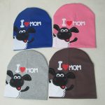 Bonnet en coton tricoté et chaud pour bébé | Automne 2018, bonnet chaud pour bébés, casquette pour bambins, enfant fille et garçon, imprimés, chapeau de bébé
