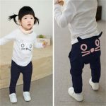 Vêtements de printemps automne pour enfants | Sarouel, pantalon en coton style hibou, à la mode, pour garçons et filles