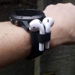 Mling pour Apple AirPods accessoires pour écouteurs Anti-perte sans fil casque support en Silicone pince pour bracelet de montre Apple