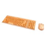 2.4G sans fil clavier et souris Mini artisanal bambou clavier souris Combo ensemble pour ordinateur portable ordinateur portable bureau TV bureau 522 #2