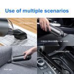 Baseus Car Vacuum Cleaner Portable Wireless Handheld Auto Vacuum Cleaner Robot for Car Interior & Home & Computer Cleaning