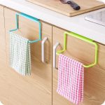 Porte-serviettes pour salle de bain cuisine de haute qualité porte-serviettes support suspendu organisateur salle de bain armoire placard cintre 8.30