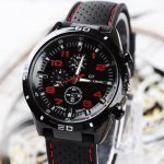 Haut de gamme marque de mode militaire montre à Quartz hommes sport montres-bracelets horloge heure mâle Relogio Masculino 8O75