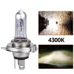 VooVoo Ampoule halogène Voiture H4 H7 | Ampoules de Voiture halogène, 100W 2700K 4300K 6000K 12V Ampoule de moto automobile, Ampoule de Voiture