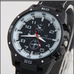 Haut de gamme marque de mode militaire montre à Quartz hommes sport montres-bracelets horloge heure mâle Relogio Masculino 8O75