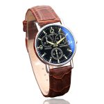 GEMIXI 2019 nouveau traitement exquis de luxe Six broches montres Quartz montre pour hommes bleu verre ceinture montre hommes 328