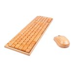 2.4G sans fil clavier et souris Mini artisanal bambou clavier souris Combo ensemble pour ordinateur portable ordinateur portable bureau TV bureau 522 #2