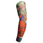 Manchon chauffe-bras Protection soleil, séchage rapide, estival, respirant en 3D avec tatouage, 1 pièce