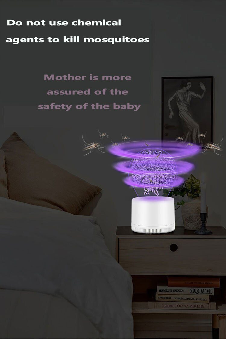 Anti-moustiques pour la maison USB | Tueur de moustiques 3D, muet, tueur de moustiques led, bijoux veilleuse, inhalation créative, grossesse bébé, mosqui