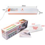 Machine d'emballage de scelleur sous vide de nourriture de ménage 110V 220V Film scellant emballeur sous vide 15 sacs scelleur de nourriture sous vide