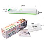 Machine d'emballage de scelleur sous vide de nourriture de ménage 110V 220V Film scellant emballeur sous vide 15 sacs scelleur de nourriture sous vide