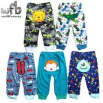 Pantalons PP pour enfants et filles | Vêtements de détail 5 pièces/paquet pour 0-2 ans