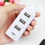 Micro USB Hub 2.0 Multi Port USB 4 Ports Hub USB haute vitesse Hab avec interrupteur marche/arrêt séparateur USB pour accessoires PC ordinateur