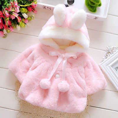 Vêtements d'hiver pour bébés filles | Tenue de neige blanche, motif lapin mignon, pour bébé