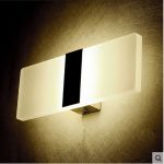 Feimefeiyou Mini 3/6/12W Led acrylique applique murale AC85-265V longue chaude blanc literie salon intérieur applique
