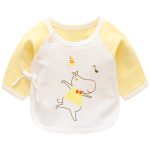 Luna Blanco chemise nouveau-né 0-3 mois bébé fille | Chemises en coton bébés, vêtements de base cou o, camisa bébé garçon chemises au point ouvert