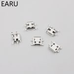 Micro USB 5pin type B connecteur femelle | 0.8mm pour téléphone portable, Mini connecteur de prise USB 5 broches, prise de charge à quatre pieds
