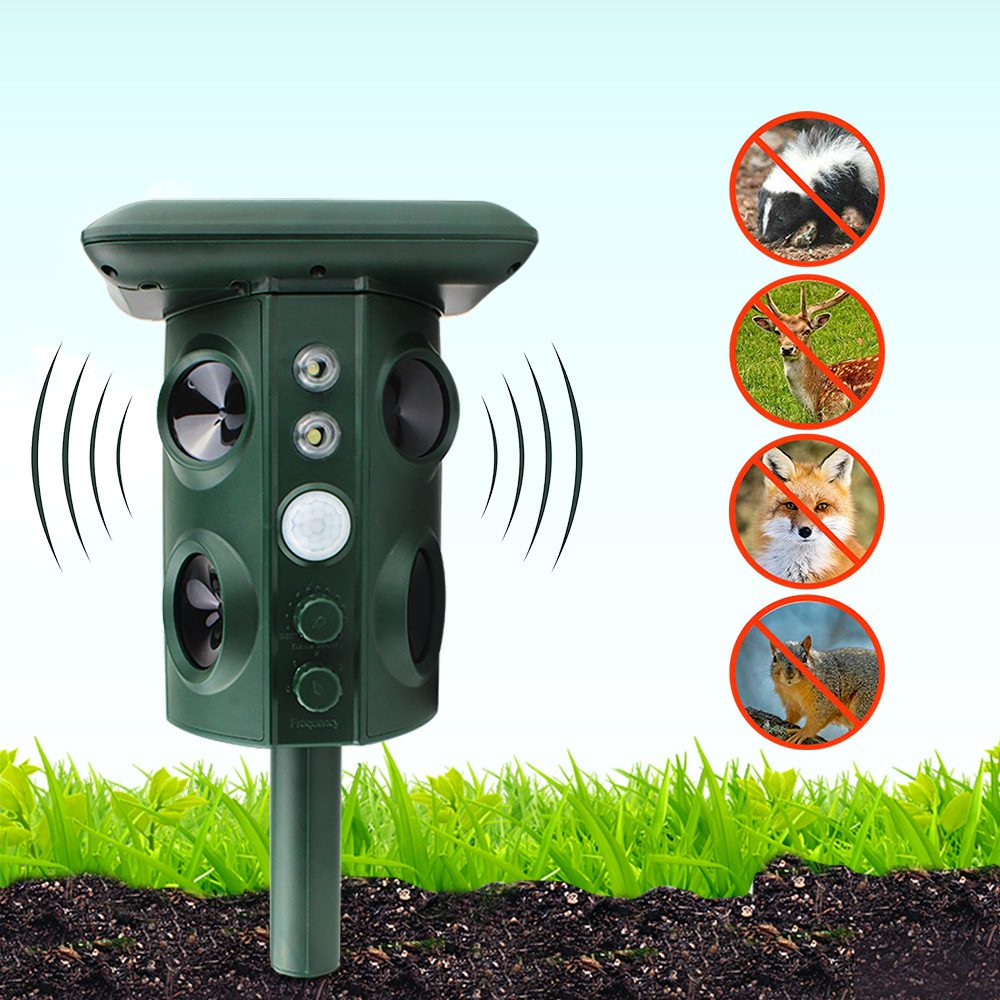 Capteur-PIR-solaire-étanche-|-Répulsif-Animal-à-énergie-solaire,-Anti-jardin-extérieur-chien-chat,-USB-ultrasonique,-alarme-solaire-conduite Capteur PIR solaire étanche | Répulsif Animal à énergie solaire, Anti jardin extérieur chien chat, USB ultrasonique, alarme solaire conduite