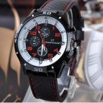 Haut de gamme marque de mode militaire montre à Quartz hommes sport montres-bracelets horloge heure mâle Relogio Masculino 8O75