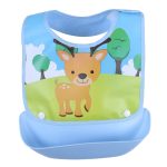 Bavoirs imperméables en Silicone pour bébé | Serviette Saliva pour bébé, tabliers de dessin animé pour bébé, chiffons détachables Bandana 1226