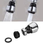 Robinet de cuisine rotatif à économie d'eau | Robinet à aération ménager, buse de cuisine, adaptateur de filtre, diffuseur, mousse, boîtier en alliage
