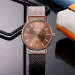 Montre à Quartz femme haut de gamme bleu verre vie étanche distingué femme horloge Quartz montre-bracelet mode dames poignet D9