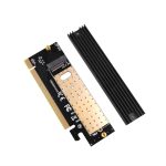 Adaptateur M.2 NVMe SSD NGFF à PCIE 3.0X16X4 carte d'extension à Interface clé M prise en charge complète de 2230 à 2280 SSD