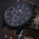 2019 Vintage classique montre hommes montres en acier inoxydable étanche Date bracelet en cuir Sport Quartz armée relogio masculino reloj