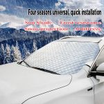 Bâches de voiture voiture pare-brise couverture Anti neige gel glace pare-brise protection contre la poussière chaleur soleil ombre glace grande neige poussière protecteur
