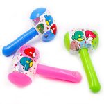 2 pièces nouveau chaud mignon dessin animé gonflable marteau Air marteau avec cloche enfants enfants exploser fabricant de bruit jouets couleur aléatoire