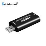 Mini HD 1080P HDMI vers USB 2.0 boîte d'enregistrement de jeu de carte de Capture vidéo pour ordinateur Youtube OBS Etc. Diffusion En direct Diffusion