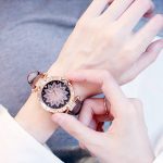 2019 femmes montres Bracelet ensemble ciel étoilé dames Bracelet montre décontracté en cuir Quartz montre-Bracelet horloge Relogio Feminino