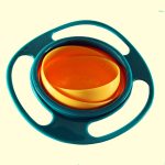 Imebaby360 ° rotation balance | anti-déversement enfants bol en forme de plat enfants vaisselle de qualité alimentaire PP matériel pour bébé