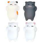 Mignon chat spongieux jouet Anti-Stress Anti-stress jouets Kawaii Squishy Animal chat jouet pour enfants soulagement du Stress drôle cadeau jouet