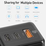 Baseus GaN PD 3.0 Fast USB Charger For iPhone 11 Pro Max Support AFC FCP SCP QC 3.0 For Samsung S10 Plus 65W Quick USB Charger