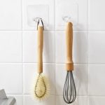 1pc Transparent crochet forte aspiration pour la maison fort collant Transparent mur crochet pour cuisine salle de bain multi-usages crochets chaud