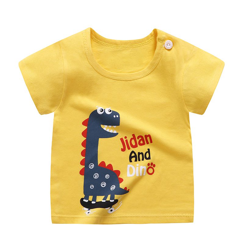 T-shirt Basique Enfant 2025 - Manches Courtes, Uni - Pour Filles Et Garçons De 1 à 9 Ans - Coton Doux - 11