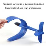38/48CM main jeter mousse avion jouets en plein air lancement planeur avion enfants cadeau Jouet gratuit mouche avion jouets Puzzle modèle Jouet