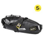 Rhinowalk vélo étanche sac de selle de vélo réfléchissant grande capacité pliable queue arrière sac cyclisme vtt coffre sacoche noir